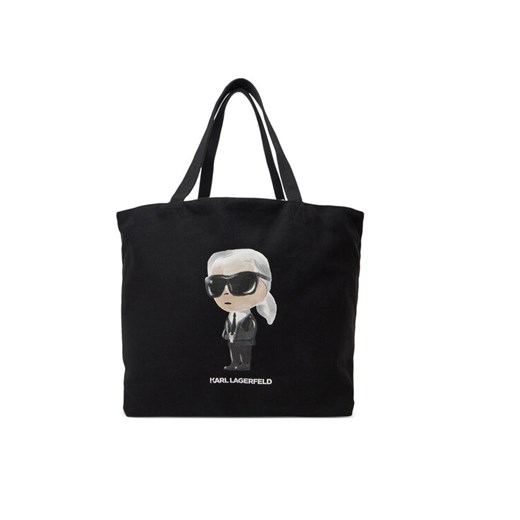 Torebka KARL LAGERFELD A2W50027 Czarny ze sklepu eobuwie.pl w kategorii Torby Shopper bag - zdjęcie 182092611