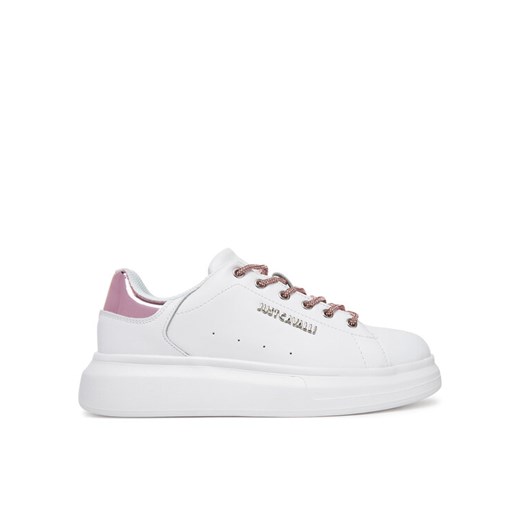 Sneakersy Just Cavalli 78RA3SB1 ZPA86 Biały ze sklepu eobuwie.pl w kategorii Buty sportowe damskie - zdjęcie 182092650