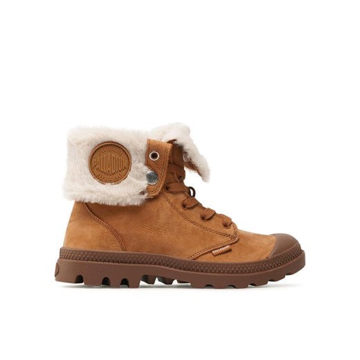 Trapery Palladium Baggy Nbk Wl 97962-237-M Brązowy ze sklepu eobuwie.pl w kategorii Workery damskie - zdjęcie 182092672