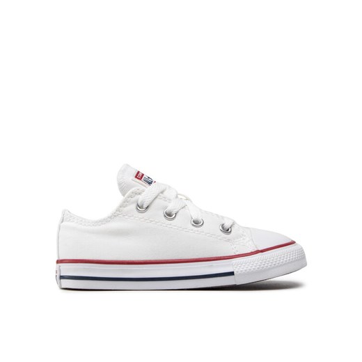 Trampki Converse C/T A/S OX 7J256C Biały ze sklepu eobuwie.pl w kategorii Trampki dziecięce - zdjęcie 182092764