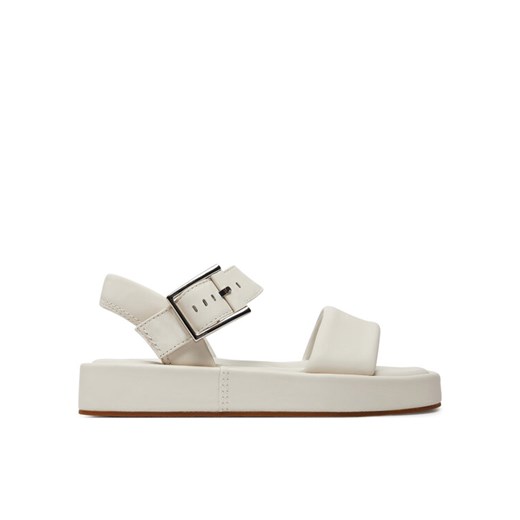 Sandały Clarks Alda Strap 26176258 Biały ze sklepu eobuwie.pl w kategorii Sandały damskie - zdjęcie 182092780