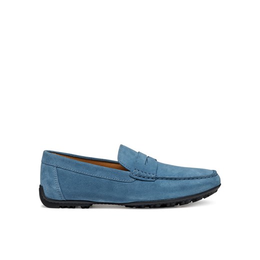 Mokasyny Geox U Kosmopolis + Grip U35CFB 00020 C4067 Niebieski ze sklepu eobuwie.pl w kategorii Mokasyny męskie - zdjęcie 182092884