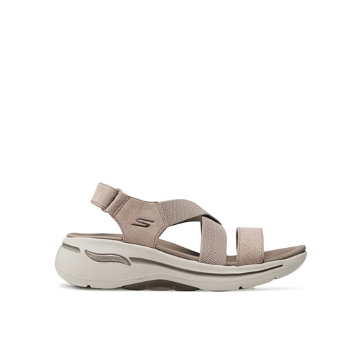 Sandały Skechers Treasured 140257/TPE Brązowy ze sklepu eobuwie.pl w kategorii Sandały damskie - zdjęcie 182092924