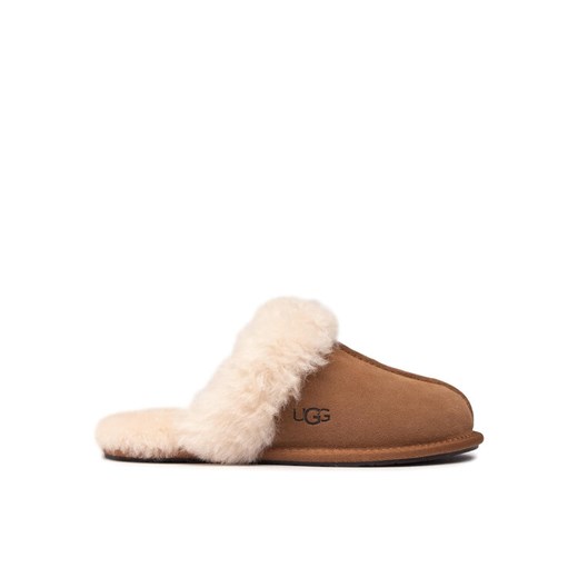 Kapcie Ugg W Scuffette II 1106872 Brązowy ze sklepu eobuwie.pl w kategorii Kapcie damskie - zdjęcie 182092930