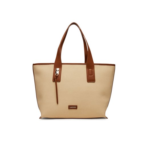 Torebka Lasocki LSK-O-001-07 Beżowy ze sklepu eobuwie.pl w kategorii Torby Shopper bag - zdjęcie 182093063