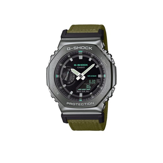 Zegarek G-Shock GM-2100CB -3AER Khaki ze sklepu eobuwie.pl w kategorii Zegarki - zdjęcie 182093164