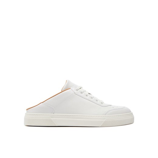 Klapki Max Mara 2424766111600 Biały Max Mara 36 eobuwie.pl