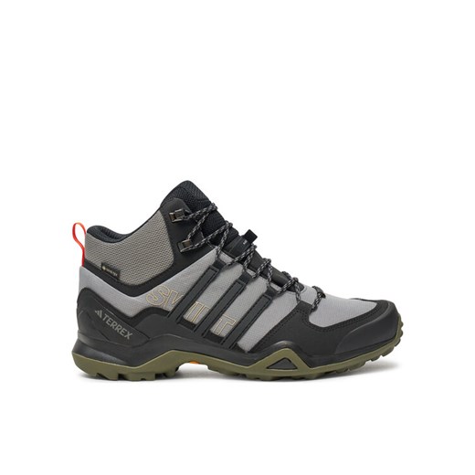 Trekkingi adidas Terrex Swift R2 Mid GORE-TEX IH2602 Szary ze sklepu eobuwie.pl w kategorii Buty trekkingowe męskie - zdjęcie 182093233