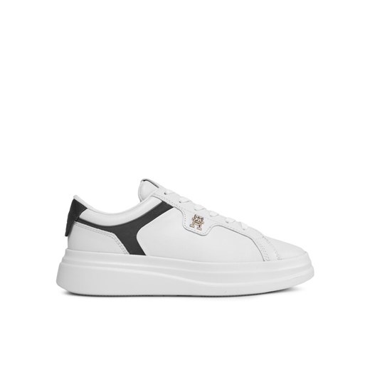 Sneakersy Tommy Hilfiger Pointy Court FW0FW07460 Biały ze sklepu eobuwie.pl w kategorii Buty sportowe damskie - zdjęcie 182093251