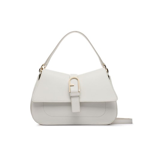 Torebka Furla Flow WB00996-BX2045-1704S-1007 Écru ze sklepu eobuwie.pl w kategorii Listonoszki - zdjęcie 182093264