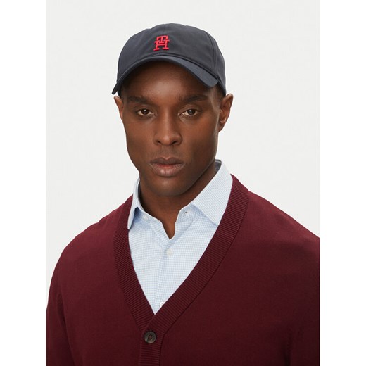 Czapka z daszkiem Tommy Hilfiger Imd Color 6 Panel AM0AM13542 Granatowy ze sklepu eobuwie.pl w kategorii Czapki z daszkiem męskie - zdjęcie 182093324