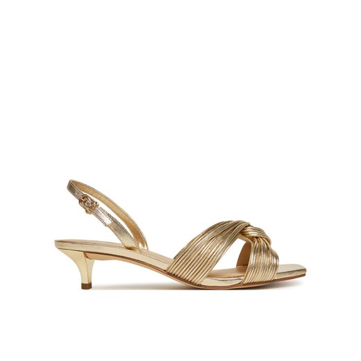 Sandały MICHAEL Michael Kors Alessia 40S5ASMS2M Złoty ze sklepu eobuwie.pl w kategorii Sandały damskie - zdjęcie 182093440