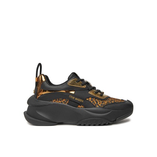Sneakersy Steve Madden Belissimo Sneaker SM11002623 Czarny ze sklepu eobuwie.pl w kategorii Buty sportowe damskie - zdjęcie 182093451