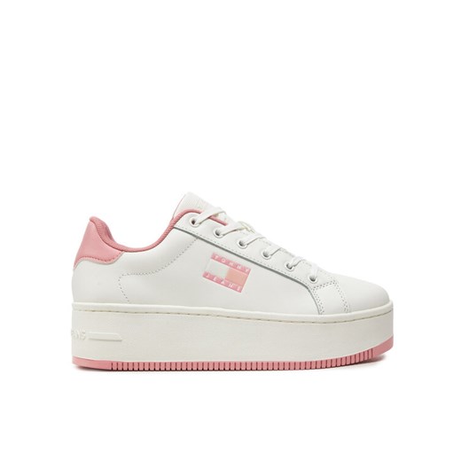 Sneakersy Tommy Jeans (New) Tjw Flatform Cupsole Ess EN0EN02518 Różowy ze sklepu eobuwie.pl w kategorii Buty sportowe damskie - zdjęcie 182093550