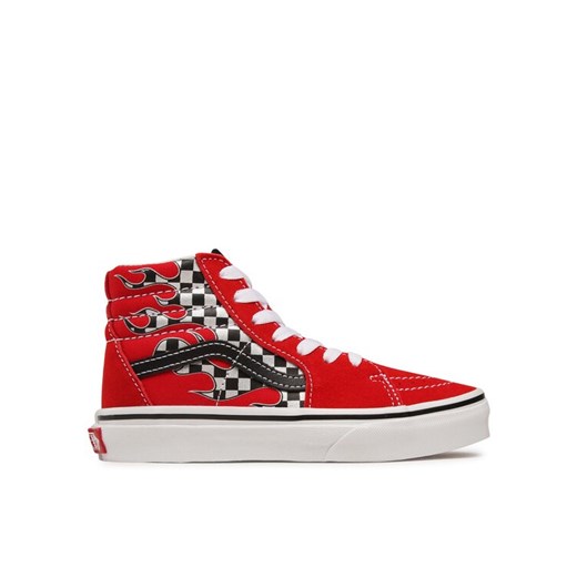 Tenisówki Vans Sk8-Hi VN000D5FIZQ1 Czerwony ze sklepu eobuwie.pl w kategorii Trampki dziecięce - zdjęcie 182093604
