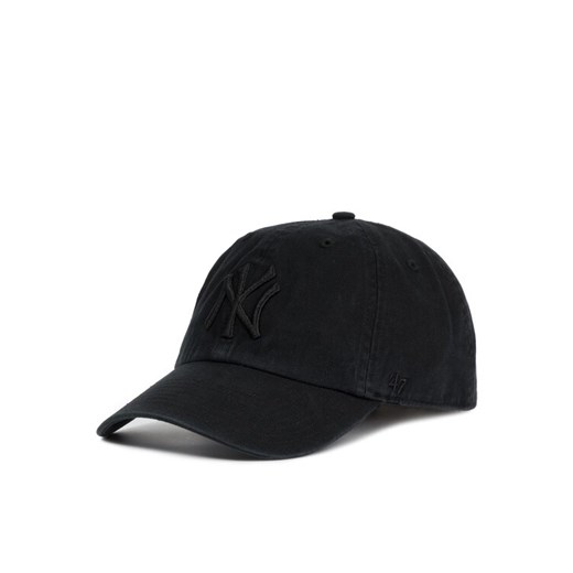 Czapka z daszkiem 47 Brand New York Yankees 47 B-RGW17GWSNL-BKF Czarny ze sklepu eobuwie.pl w kategorii Czapki z daszkiem męskie - zdjęcie 182093612