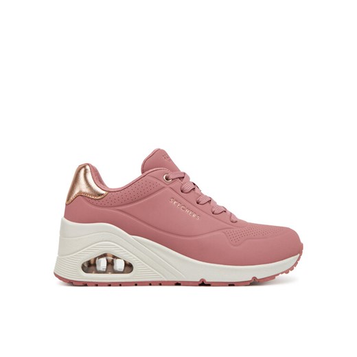 Sneakersy Skechers Uno Wedge - HI Steps 177520/ROS Różowy ze sklepu eobuwie.pl w kategorii Buty sportowe damskie - zdjęcie 182093660