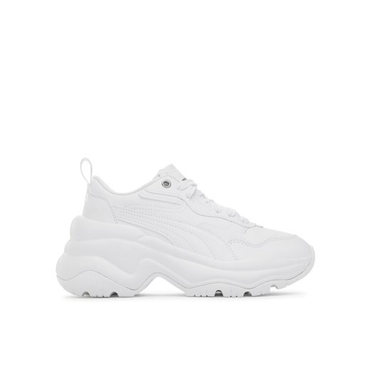 Sneakersy Puma Cilia Wedge 393915 02 Biały ze sklepu eobuwie.pl w kategorii Buty sportowe damskie - zdjęcie 182093701
