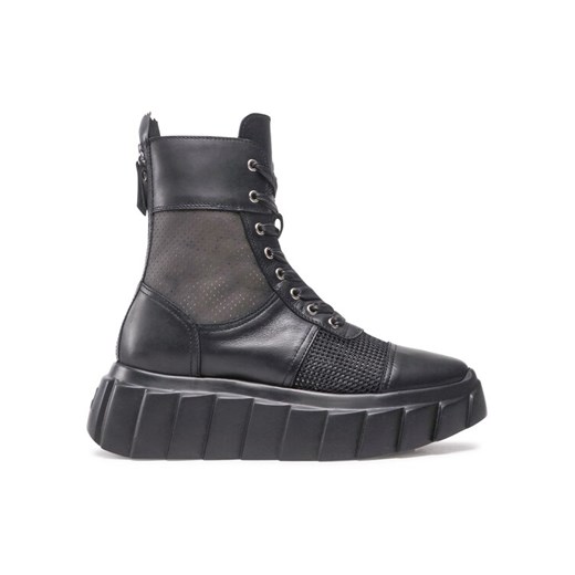 Botki AGL Blondie High D943507PGKZ098F970 Czarny ze sklepu eobuwie.pl w kategorii Botki - zdjęcie 182093722