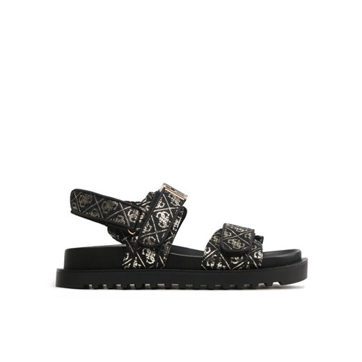 Sandały Guess Fabelis FL6FBS FAL03 Czarny ze sklepu eobuwie.pl w kategorii Sandały damskie - zdjęcie 182093762