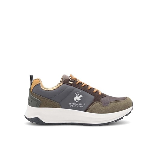 Sneakersy Beverly Hills Polo Club 2023P2018-1 Khaki ze sklepu eobuwie.pl w kategorii Buty sportowe męskie - zdjęcie 182093780