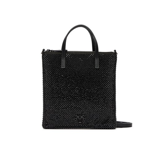 Torebka PINKO Mini Shopper . AI 24-25 PCPL 102746 A218 Czarny ze sklepu eobuwie.pl w kategorii Torebki damskie - zdjęcie 182093830