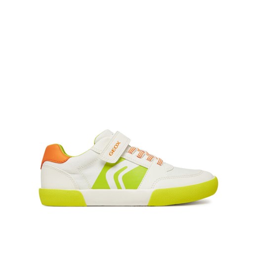 Sneakersy Geox J Gisli J555CD 5410 C0551 S Biały ze sklepu eobuwie.pl w kategorii Buty sportowe dziecięce - zdjęcie 182093951