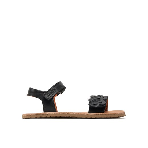 Sandały Froddo Barefoot Flexy Flowers G3150265-4 S Czarny ze sklepu eobuwie.pl w kategorii Sandały dziecięce - zdjęcie 182093960
