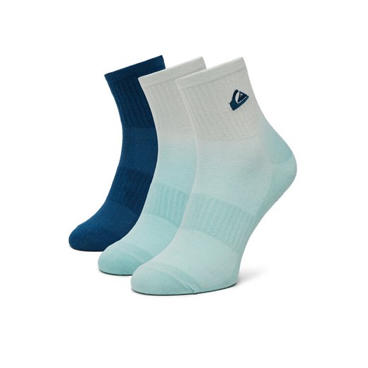 Skarpety Quiksilver AS_QUIKSILVER_102Z_SS25 (3-PACK) Zielony ze sklepu eobuwie.pl w kategorii Skarpetki męskie - zdjęcie 182093972
