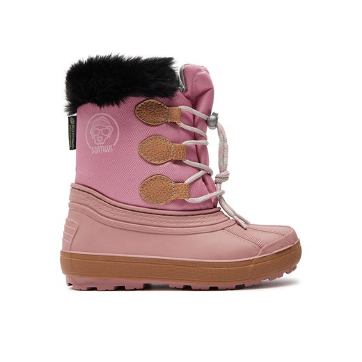 Śniegowce Boatilus Nippy 02 Sint. Leather Boot NN02 VAR.42MR Różowy ze sklepu eobuwie.pl w kategorii Buty zimowe dziecięce - zdjęcie 182094060