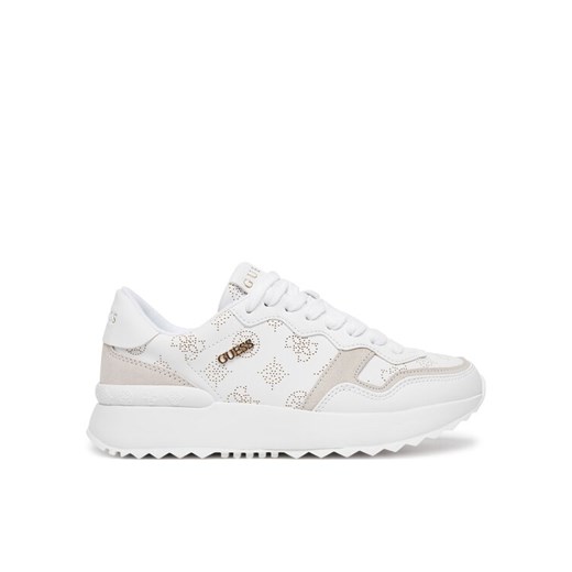 Sneakersy Guess FLPVI3 LEL12 Biały ze sklepu eobuwie.pl w kategorii Buty sportowe damskie - zdjęcie 182094102