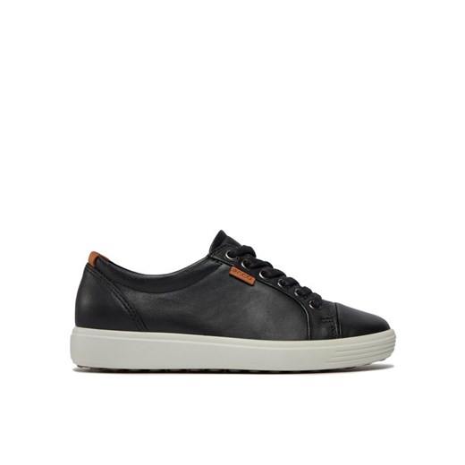 Sneakersy ECCO Soft 7 Ladies 43000301001 Czarny ze sklepu eobuwie.pl w kategorii Trampki damskie - zdjęcie 182094190