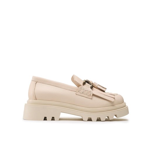 Loafersy Badura 22SS24 Beżowy ze sklepu eobuwie.pl w kategorii Półbuty damskie - zdjęcie 182094243