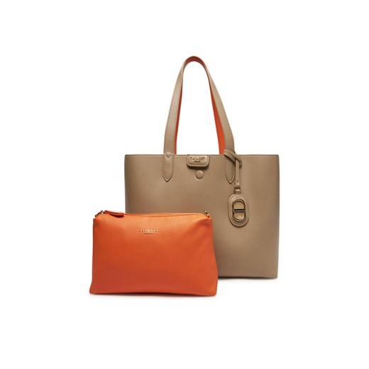 Torebka TWINSET 251TB7300 Beżowy ze sklepu eobuwie.pl w kategorii Torby Shopper bag - zdjęcie 182094320