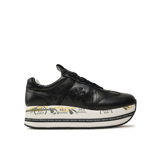 Sneakersy Premiata Beth 7107 Czarny ze sklepu eobuwie.pl w kategorii Buty sportowe damskie - zdjęcie 182094503