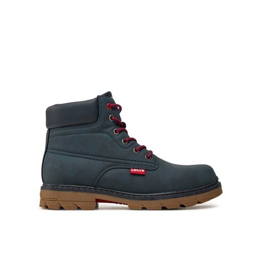 Trzewiki Levi's® VFOR0051S Granatowy ze sklepu eobuwie.pl w kategorii Buty zimowe dziecięce - zdjęcie 182094560