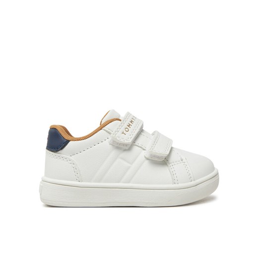 Sneakersy Tommy Hilfiger Low Cut Velcro Sneaker T1X9-33835-1355 M Biały ze sklepu eobuwie.pl w kategorii Buty sportowe dziecięce - zdjęcie 182094593