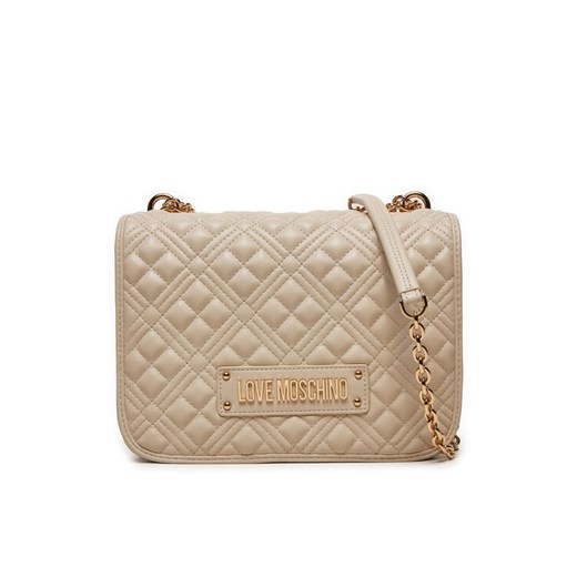 Torebka LOVE MOSCHINO JC4000PP1LLA0110 Écru ze sklepu eobuwie.pl w kategorii Kopertówki - zdjęcie 182094672