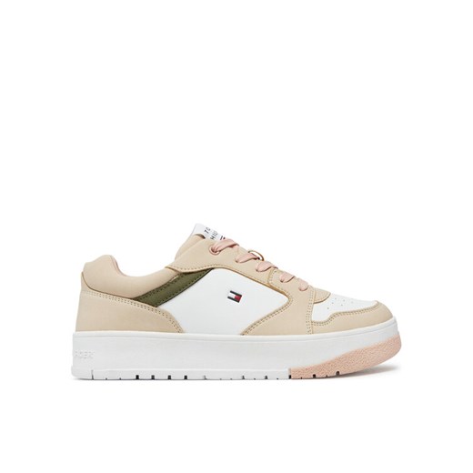 Sneakersy Tommy Hilfiger Low Cut Lace-Up Sneaker T3A9-33527-1269 S Biały ze sklepu eobuwie.pl w kategorii Buty sportowe dziecięce - zdjęcie 182094711
