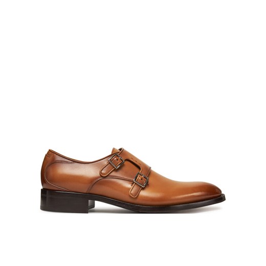 Półbuty BOSS Rill  50536617 Brązowy ze sklepu eobuwie.pl w kategorii Buty eleganckie męskie - zdjęcie 182094713