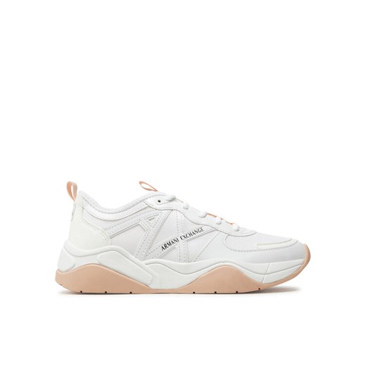 Sneakersy Armani Exchange XDX039 XV311 K643 Biały ze sklepu eobuwie.pl w kategorii Buty sportowe damskie - zdjęcie 182094783