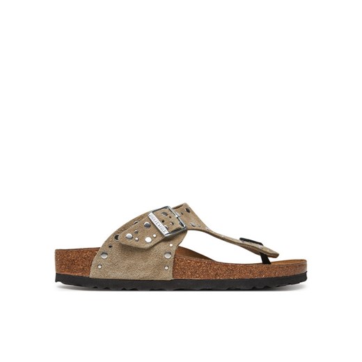Japonki Birkenstock Gizeh Rivet 1029467 Brązowy ze sklepu eobuwie.pl w kategorii Klapki damskie - zdjęcie 182094843