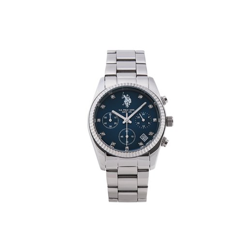 Zegarek U.S. Polo Assn. Amelie USP8320BL Srebrny ze sklepu eobuwie.pl w kategorii Zegarki - zdjęcie 182095042