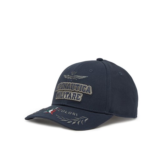 Czapka z daszkiem Aeronautica Militare 251HA1104CT2261 Granatowy ze sklepu eobuwie.pl w kategorii Czapki z daszkiem męskie - zdjęcie 182095200