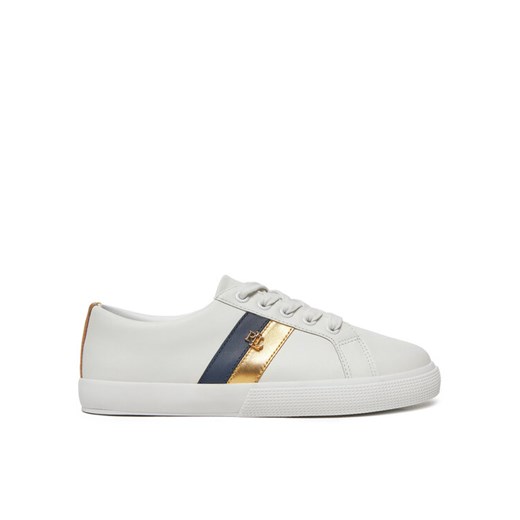 Sneakersy LAUREN RALPH LAUREN Janson II 802942784002 Biały ze sklepu eobuwie.pl w kategorii Buty sportowe damskie - zdjęcie 182095303