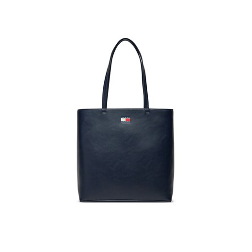 Torebka Tommy Jeans Tjw Ess Must Tote AW0AW17390 Granatowy ze sklepu eobuwie.pl w kategorii Torebki damskie - zdjęcie 182095314