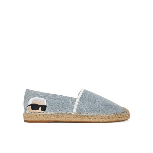 Espadryle KARL LAGERFELD KL80111 Niebieski ze sklepu eobuwie.pl w kategorii Espadryle damskie - zdjęcie 182095350