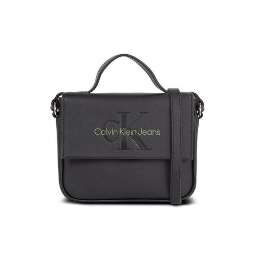 Torebka Calvin Klein Jeans Sculpted Boxy Flap Cb20 Mono K60K610829 Czarny 00 eobuwie.pl