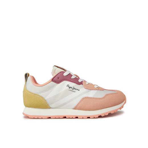 Sneakersy Pepe Jeans Foster Print G PGS30578 Pomarańczowy ze sklepu eobuwie.pl w kategorii Buty sportowe dziecięce - zdjęcie 182095440