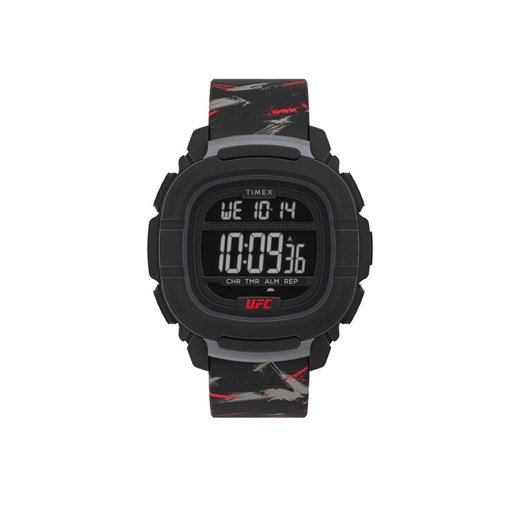 Zegarek Timex UFC Strength Shock XL TW2V85200 Czarny ze sklepu eobuwie.pl w kategorii Zegarki - zdjęcie 182095464